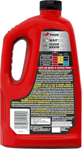 Drano Max Gel Drain Clog Remover Cleaner