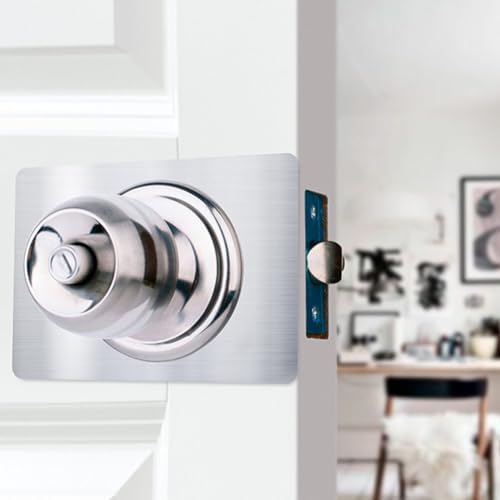 Uonlytech 4pc Stainless Steel Door Lock Repair Board for Home Use