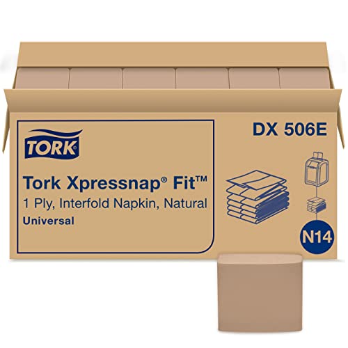 Tork Xpressnap Fit Natural Napkins - Space-Saving Dispenser