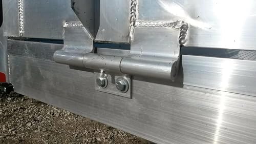 9 Inch Aluminum Greaseable Weld on Door Hinges Ramp Gate for Trailer Truck