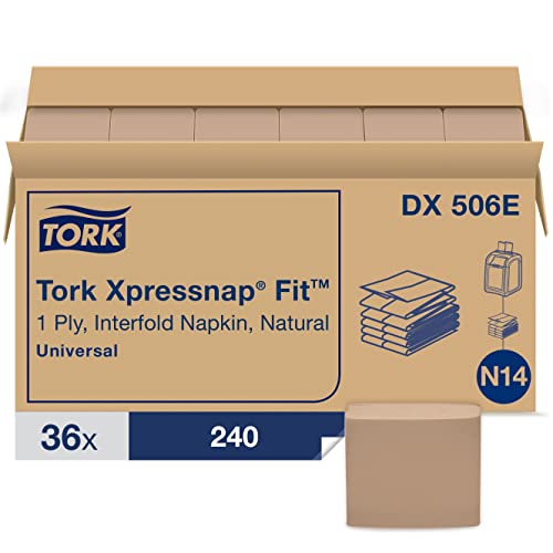 Tork Xpressnap Fit Natural Napkins - Space-Saving Dispenser