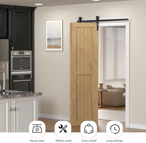 TOIMIOTOIM 40 Bi-Folding Sliding Barn Door Hardware Kit