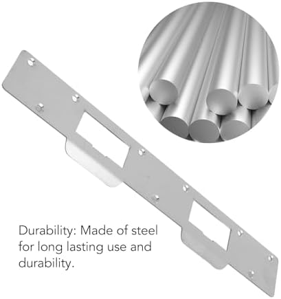 Secure Front Door Plate with Enhanced Security