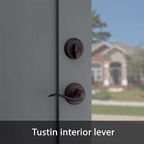 Kwikset SmartKey Front Door Lock Handle Set with Deadbolt