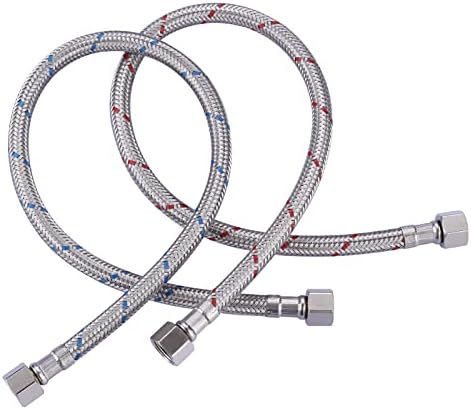 Sturdy Stainless Steel Faucet Hose for Kitchen Bathroom Sink Connections
