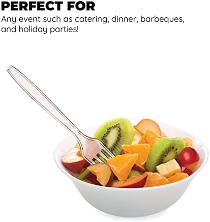 Sturdy Party Flatware 48 disposable plastic cutlery set for celebrations
