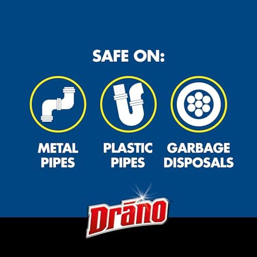 Drano Dual-Force Foamer 17 Fl Oz Drain Cleaner