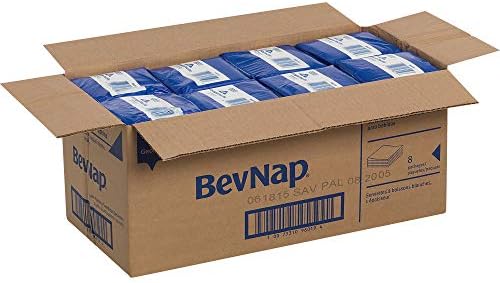 Dixie 1-Ply Beverage Paper Napkins 4000 Count 14 Fold White