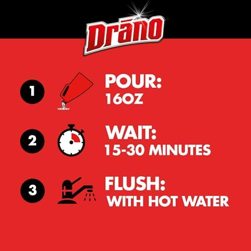Drano Max Gel Drain Clog Remover Cleaner