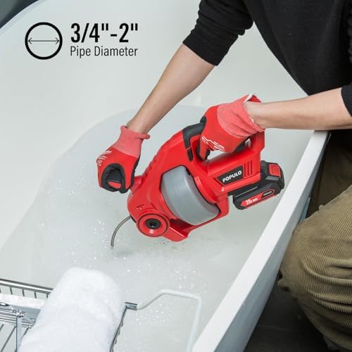 Fast Reliable Cordless Drain Auger for 247 Efficiency