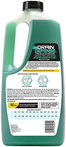 Zep - Effortless Drain Cleaning - 64oz Removes Build-Up for Better Flow