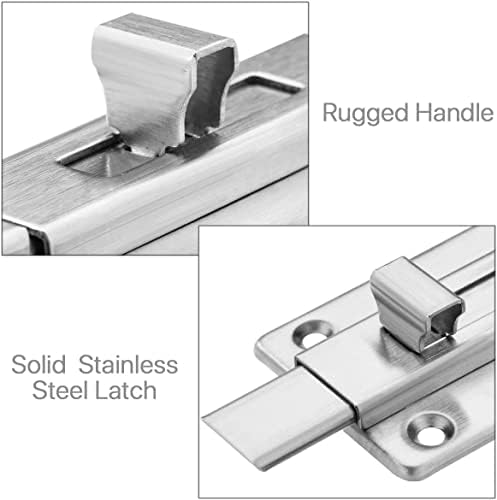 Sturdy Stainless Steel Door Bolts