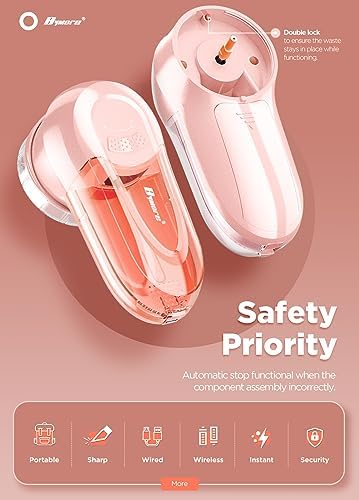 Bymore Skin Smooth Lint Shaver and Sweater Remover 3-in-1 Design for Clothes and Furniture