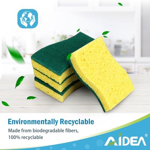 AIDEA 24-Piece Heavy Duty Kitchen Sponges
