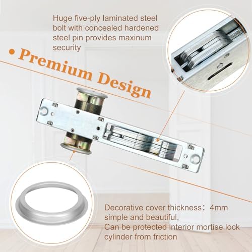 High Security Storefront Door Mortise Lock