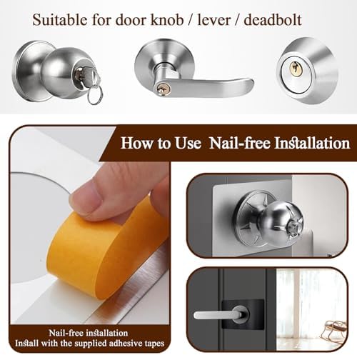 YHAOEN Door Reinforcement Plate Door Hole Fixes