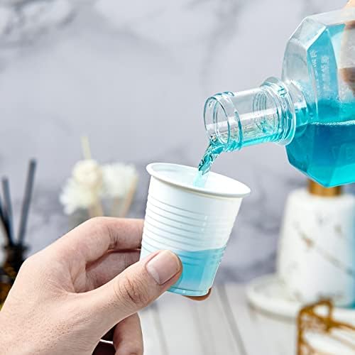 Securely Snap-Attach 500 Pack 3 oz Lilymicky Disposable Plastic Cups