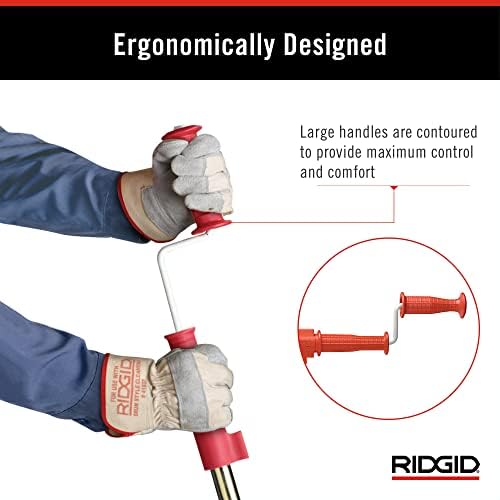 Efficient Toilet Auger with 3-Foot Snake for Fast Blockage Clearance