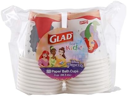 Glad for Kids Disney Princess Magic is in All of Us - Mini Paper Cups for the Bathroom