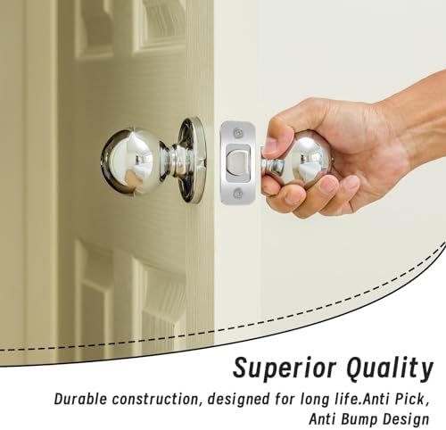 2-Piece Stainless Steel Deadbolt Strike Plate Set