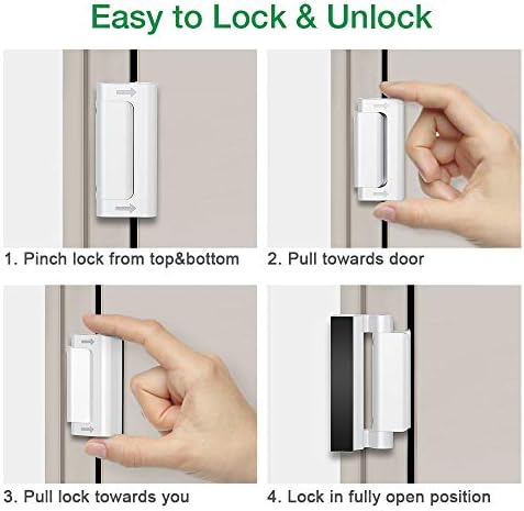 WINONLY Secure Door Lock - Sturdy Home Security with 800 lbs Capacity