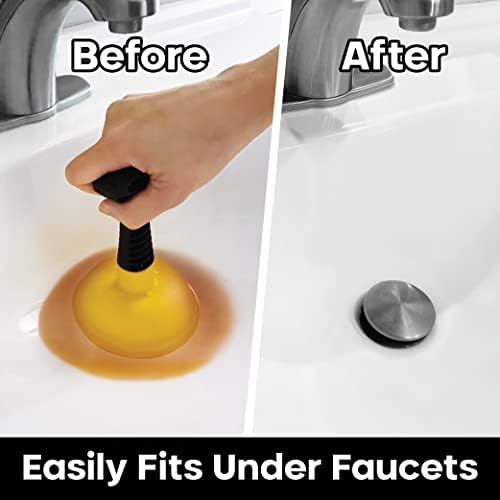 Powerful Mini Plunger Sink Cleanup with Yellow Design