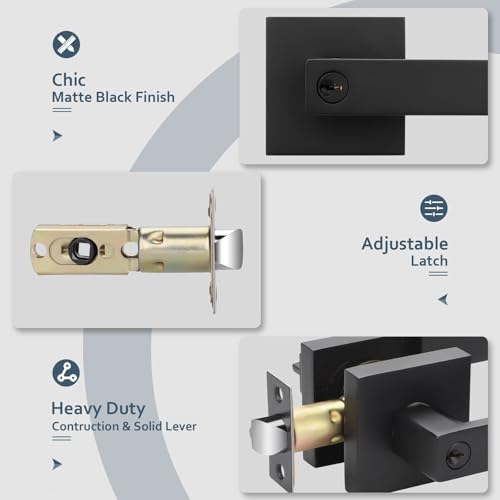 Double-Action Door Entry Lock Set for Home Commercial Use