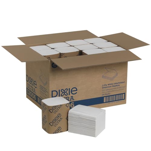 Georgia-Pacific Dixie Ultra Interfold 2-Ply Disposable Napkin Dispenser Refill