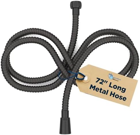Secure Reliable Metal Shower Hose Extend Your Reach for a KINK-FREE Experience