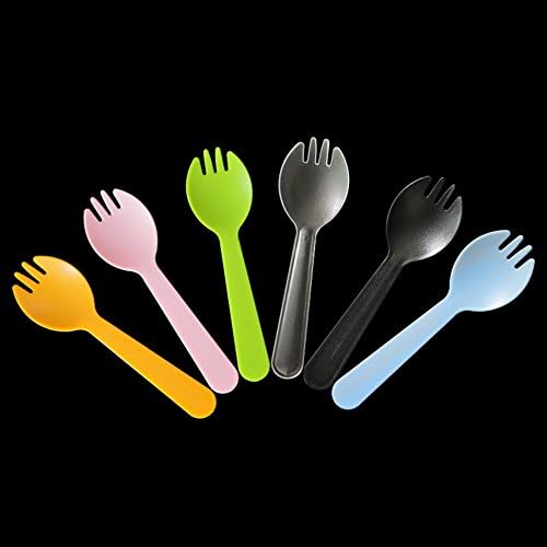 100PCS Disposable Spork Set