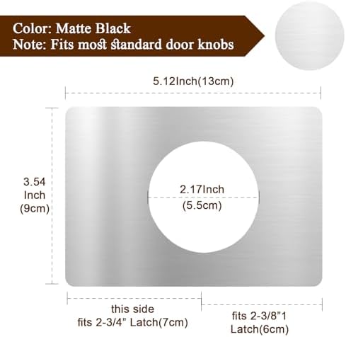 YHAOEN Door Reinforcement Plate Door Hole Fixes