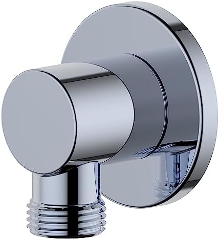 SA-0041-CP Ellie Handheld Shower Wall Supply Elbow Wall-Mounted Hose Connector Polished Chrome