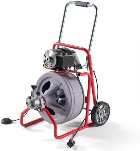 100FT Electric Drain Cleaner 38 with SafetyGuarantees for Plumbing Needs