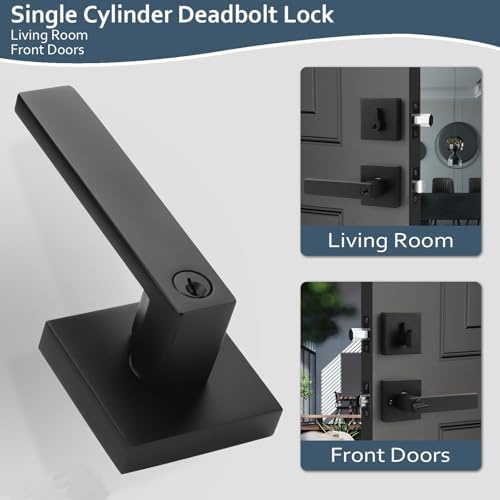 Double-Action Door Entry Lock Set for Home Commercial Use