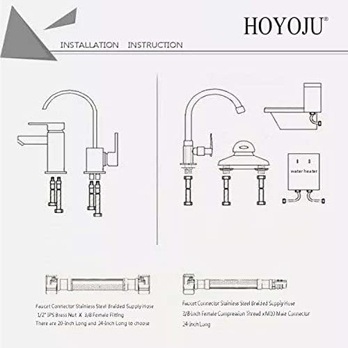 High-Quality Braided Stainless Steel Faucet Hose