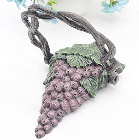 Vintage Door Knocker - Front Door Decor piece with Cast IronPurple Grape Handle