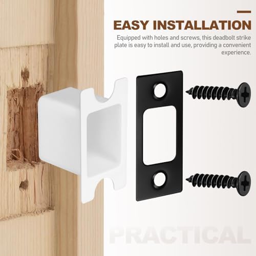 Sturdy Door Lock Strike Plate