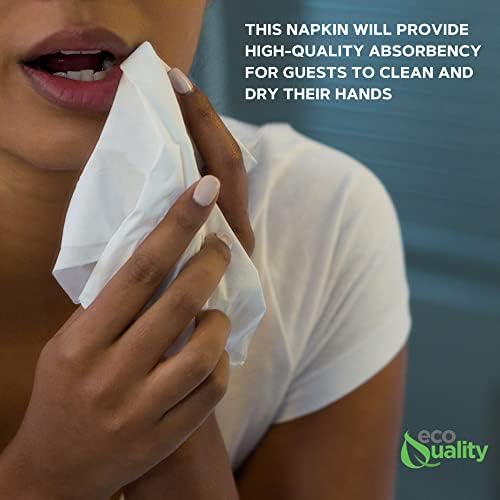 Eco-Friendly White 400-Pack Napkins