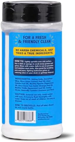 Aunt Fannies Sink Refresher Bright Lemon Powder for Sinks
