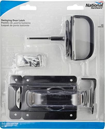 Durable Swinging Door Latch with WeatherGuard Protection and Two-Push Design