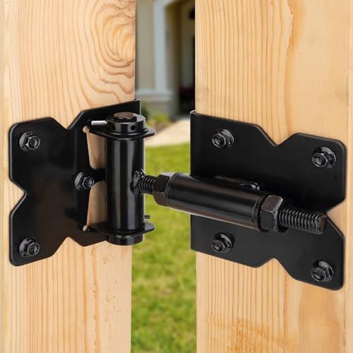 Adjustable 4-Piece Gate Hinges for wood vinyl fences