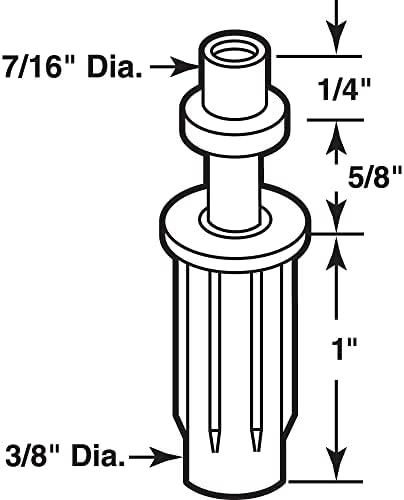 Premium Bi-Fold Door Pivot Guide 2-Pack