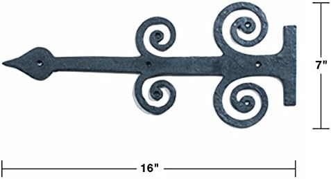 Sturdy Wrought Iron Door Hinges