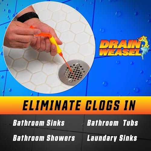 FlexiSnake Pro Drain Weasel Sink Snake Hair Clog Remover Tool