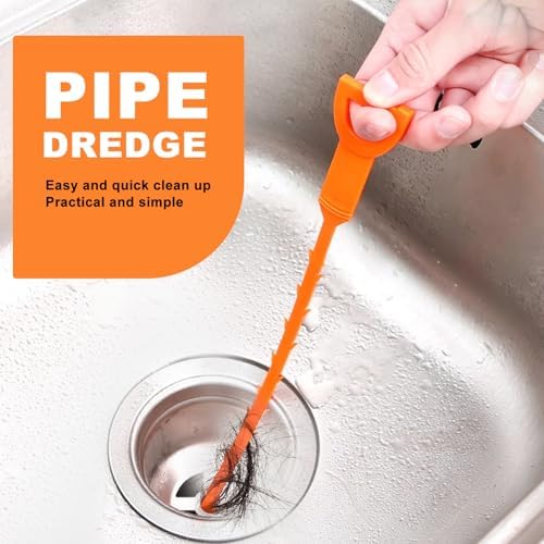 QUIUMES Drain Snakes Kit - 4-Pack 20-inch Length