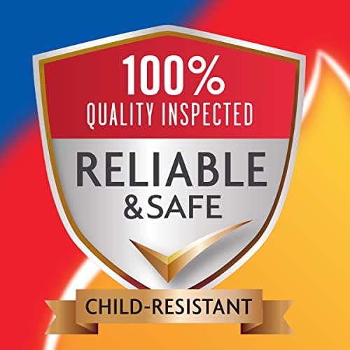 BIC Maxi Pocket Lighters - 12 Count Assorted Colors for Candle Lighting