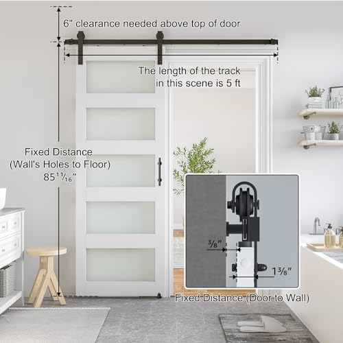 Modern Smart Gallery Glass Barn Door
