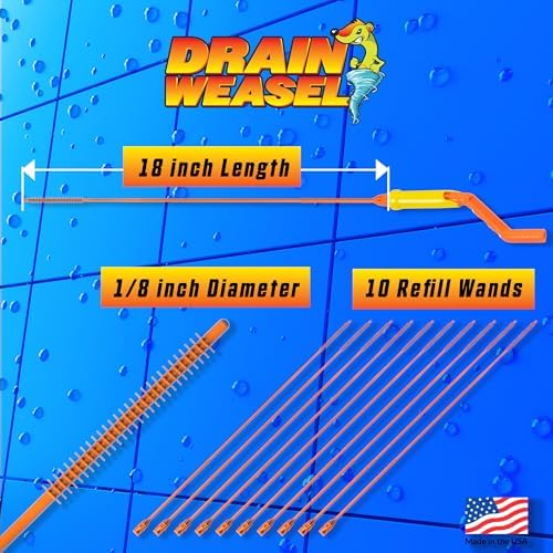 FlexiSnake Pro Drain Weasel Sink Snake Hair Clog Remover Tool