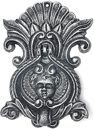 SEVEEZ Vintage Farmhouse Wrought Iron Angel Door Knocker