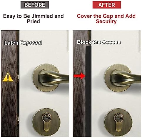 MOSECYOU Door Latch Guard Plate 11 in 1 Pack 1